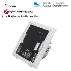 ZigBee 3.0 micro vypínač  UNI + RF 433MHz