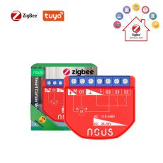 Inteligentný mini reléový modul Nous B4Z Tuya Zigbee ovládač roliet so spínacím vstupom