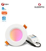 Gledopto GL-D-005P Zigbee Pro (Zigbee 3.0 + RF prijímač) inteligentné vstavané LED stropné svietidlo (1050 lúmenov. IP20), s bielym rámom