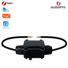 Gledopto GL-C-012WL WLED Wi-Fi ovládač pre RGB IC LED pásy, IP65 vodotesný, s mikrofónom a hudobným režimom